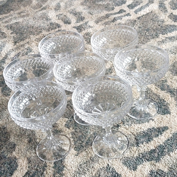 Vintage Crystal Glassware Goblets Stemware Glasses - Picture 17 of 17